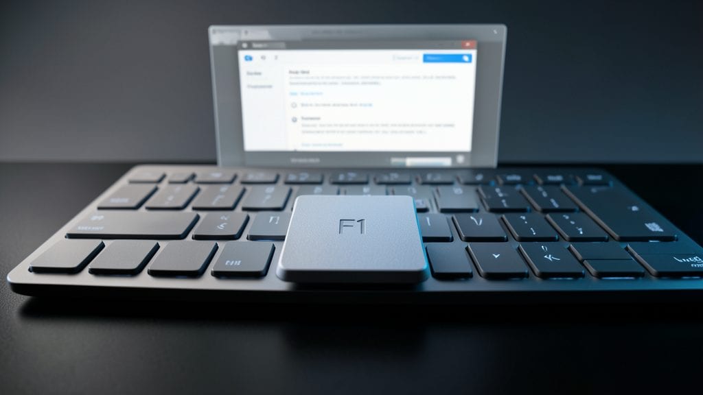 F1 Key: Instant Help System Access