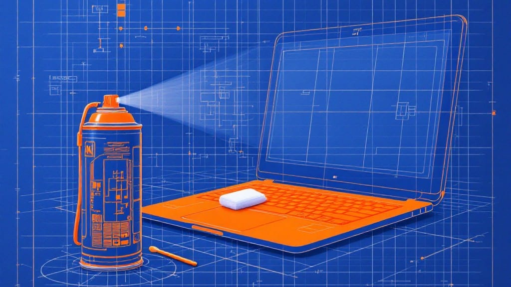 How to Clean a Laptop Keyboard: Compressed Air and Cotton Swab Method