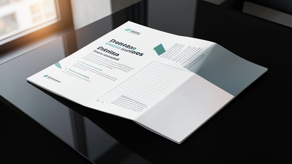 Modern Corporate Tri Fold Brochure