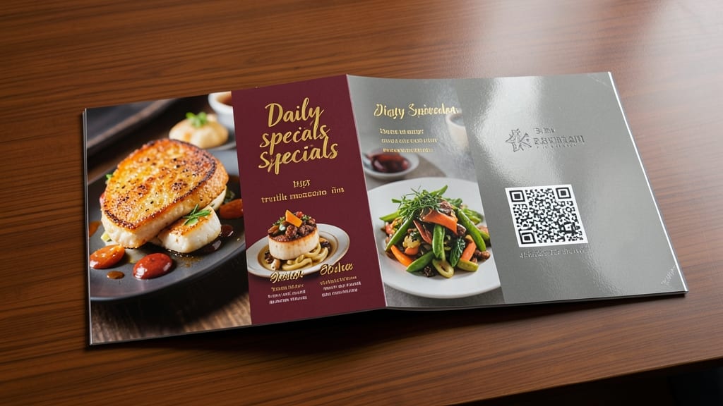 Restaurant Menu and Promotions Template