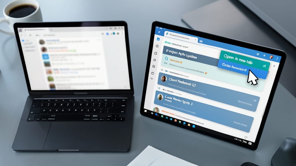 Organize Channels with Tabs for Quick Access
