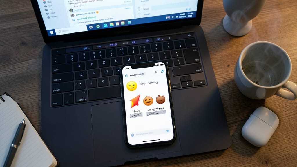 Customize Your Status with Emoji Reactions