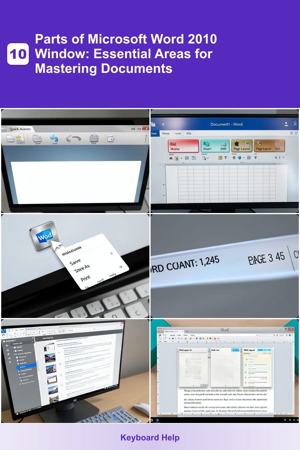 10 Parts of Microsoft Word 2010 Window: Essential Areas for Mastering Documents