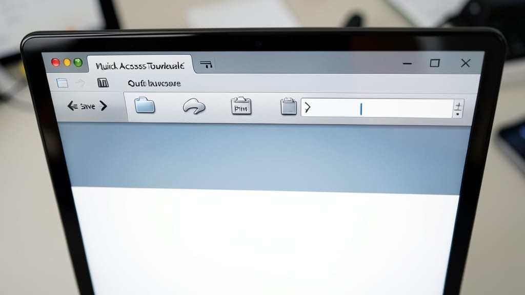Quick Access Toolbar Customization