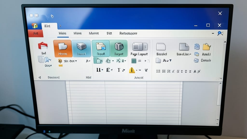 Ribbon Interface Navigation