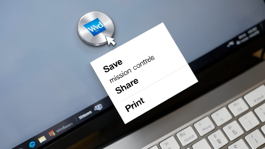 Office Button Menu