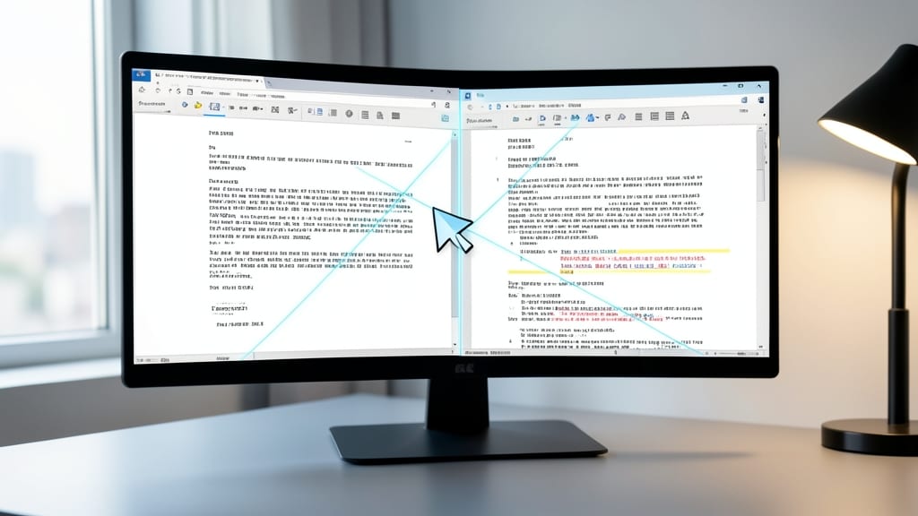 Split Screen for Side-by-Side Editing
